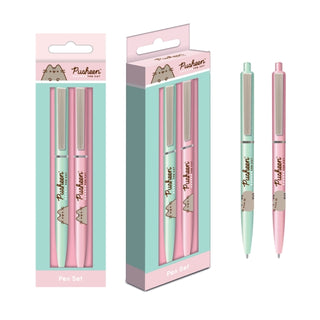 Cover image for 5051265739216 - Pusheen (Botanical) Pen Set 2Pk
