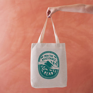 Cover image for 5060434074799 - Join the Resistance. Read. - Literary Tote Bag