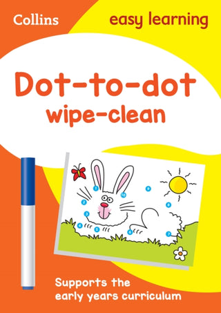 Cover image for 9780008335823 - Dot-to-Dot Age 3-5 Wipe Clean Activity Book