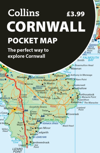 Cover image for 9780008719159 - Cornwall Pocket Map