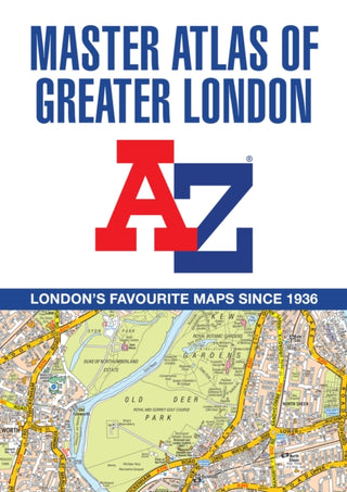Cover image for 9780008724511 - A -Z Master Atlas of Greater London