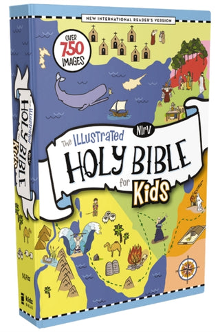 Cover image for 9780310765790 - NIrV, The Illustrated Holy Bible for Kids, Hardcover, Full Color, Comfort Print