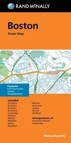 Cover image for 9780528027482 - Rand McNally Folded Map: Boston Street Map