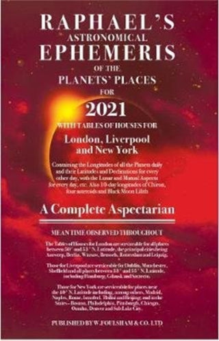 Cover image for 9780572048037 - Raphael's Ephemeris 2021