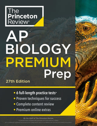 Cover image for 9780593517567 - Princeton Review AP Biology Premium Prep