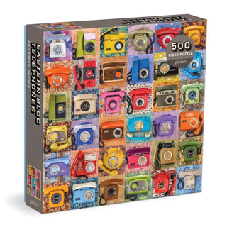 Cover image for 9780735371996 - Eastern Bloc Telephones 500 Piece Puzzle