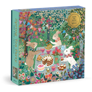 Cover image for 9780735384514 - Spring Tea Party 500 Piece Foil Puzzle