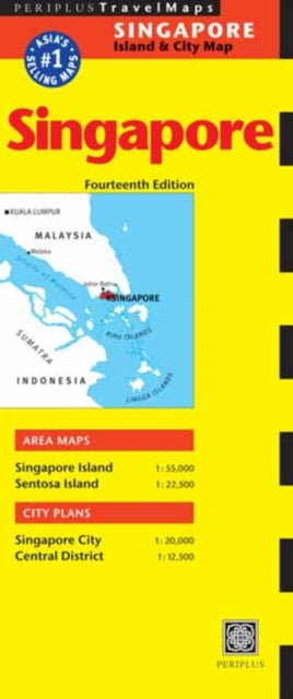 Cover image for 9780794608316 - Singapore Travel Map Fourteenth Edition