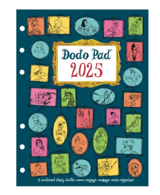 Cover image for 9780857703446 - The Dodo Pad Filofax-Compatible 2025 A5 Refill Diary - Week to View Calendar Year