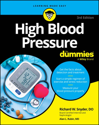 Cover image for 9781394224944 - High Blood Pressure For Dummies