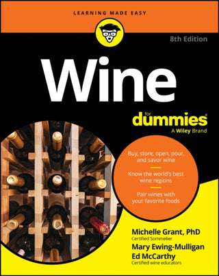 Cover image for 9781394320073 - Wine For Dummies