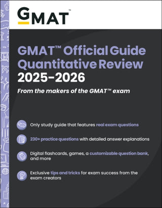 Cover image for 9781394333875 - GMAT Official Guide Quantitative Review 2025-2026