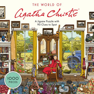 Cover image for 9781399600910 - The World of Agatha Christie: 1000-piece Jigsaw