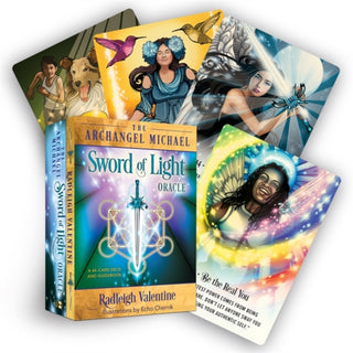 Cover image for 9781401956714 - The Archangel Michael Sword of Light Oracle