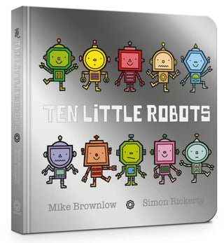 Cover image for 9781408354346 - Ten Little Robots Board Book