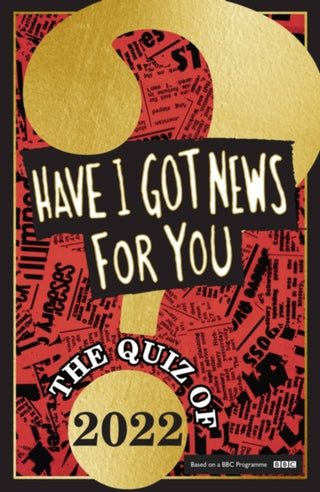 Cover image for 9781408727102 - Have I Got News For You: The Quiz of 2022