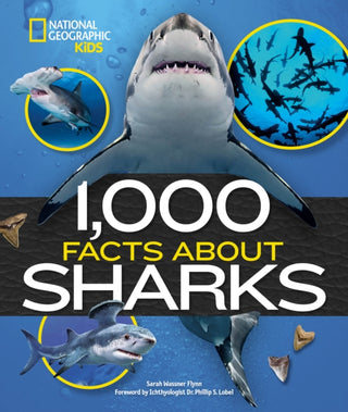 Cover image for 9781426371745 - 1,000 Facts About Sharks