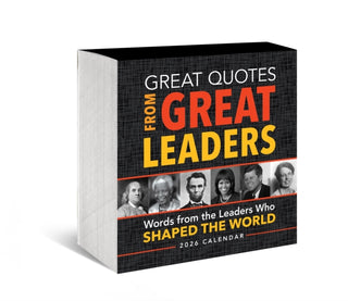 Cover image for 9781464229640 - 2026 Great Quotes From Great Leaders Boxed Calendar