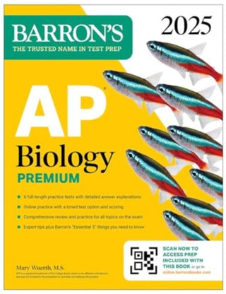 Cover image for 9781506291666 - AP Biology Premium, 2025: Prep Book with 6 Practice Tests + Comprehensive Review + Online Practice