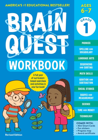 Cover image for 9781523517350 - Brain Quest Workbook: 1st Grade (Revised Edition)