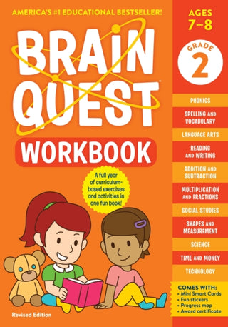 Cover image for 9781523517367 - Brain Quest Workbook: 2nd Grade (Revised Edition)