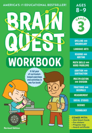 Cover image for 9781523517374 - Brain Quest Workbook: 3rd Grade (Revised Edition)