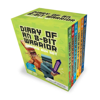 Cover image for 9781524853853 - Diary of an 8-Bit Warrior Diamond Box Set