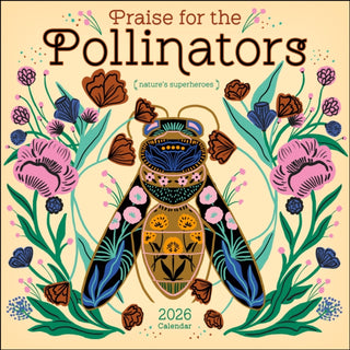 Cover image for 9781524897796 - Praise for the Pollinators 2026 Wall Calendar
