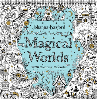 Cover image for 9781524898038 - Johanna Basford's 2026 Coloring Wall Calendar