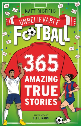 Cover image for 9781526367037 - 365 Amazing True Football Stories