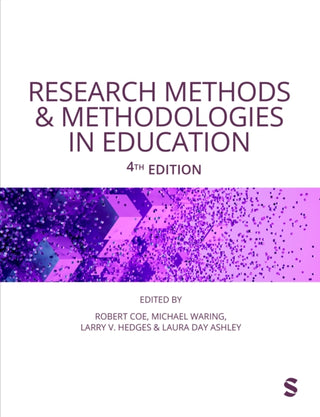 Cover image for 9781529685329 - Research Methods and Methodologies in Education