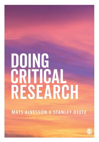 Cover image for 9781529732177 - Doing Critical Research