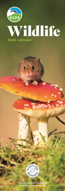 Cover image for 9781529829693 - Rspb Wildlife Slim Calendar 2026