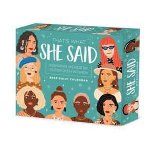 Cover image for 9781549241031 - That's What She Said 2025 6.2 X 5.4 Box Calendar