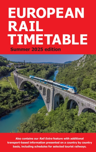 Cover image for 9781739478643 - European Rail Timetable Summer 2025