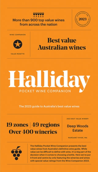 Cover image for 9781743799208 - Halliday Pocket Wine Companion 2023