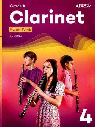Cover image for 9781786016393 - Clarinet Exam Pack from 2026, ABRSM Grade 4