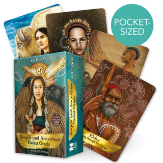 Cover image for 9781788179621 - Angels and Ancestors Pocket Oracle