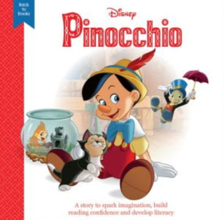 Cover image for 9781804164365 - Disney Back to Books: Pinocchio