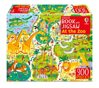 Cover image for 9781805077732 - Usborne Book and Jigsaw At the Zoo