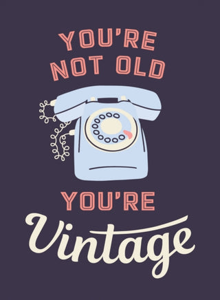 Cover image for 9781837993567 - You're Not Old, You're Vintage