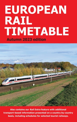 Cover image for 9781838408084 - European Rail Timetable Autumn 2023