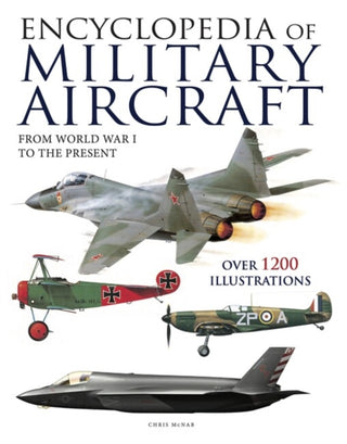 Cover image for 9781838864521 - Encyclopedia of Military Aircraft