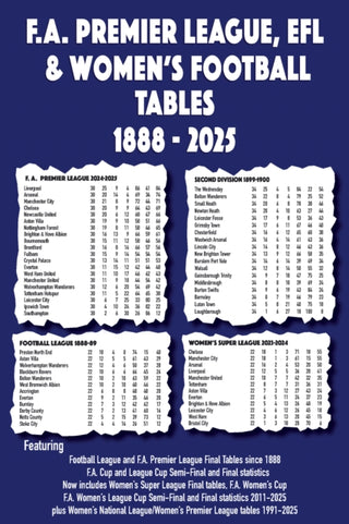 Cover image for 9781862235403 - FA Premier League, EFL & Women's Football Tables 1888-2025