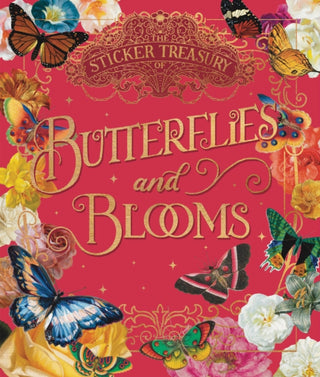 Cover image for 9781923049901 - The Sticker Treasury of Blooms and Butterflies