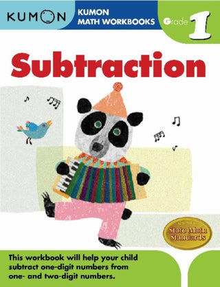 Cover image for 9781933241500 - Kumon Grade 1 Subtraction