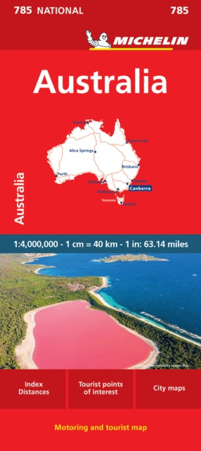 Cover image for 9782067262690 - Australia - Michelin National Map 785