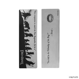 Supplemental image for 4895205616189 - Fellowship of the Ring Metal Bookmark