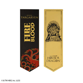 Supplemental image for 4895205616226 - Targaryen Metal Bookmark
