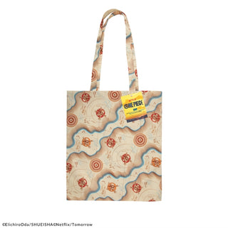Supplemental image for 4895205618602 - Grand Line Map Tote Bag